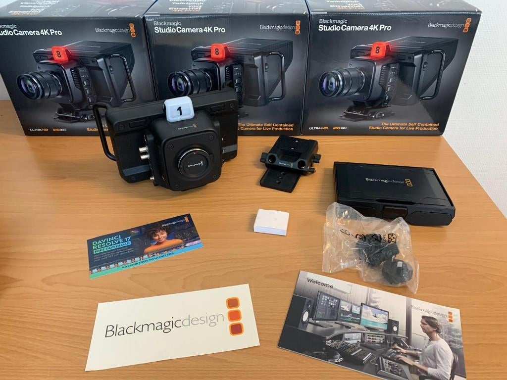 Blackmagic Design Studio Camera 4K Pro G2, Gebruikt, 20x of meer, Overige soorten, Camera