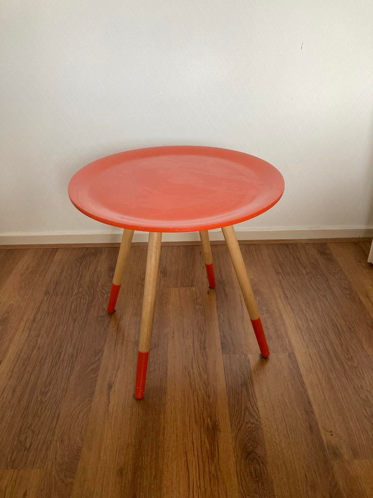 Oranje bijzettafel, Ophalen, Minder dan 45 cm, Minder dan 55 cm, Gebruikt