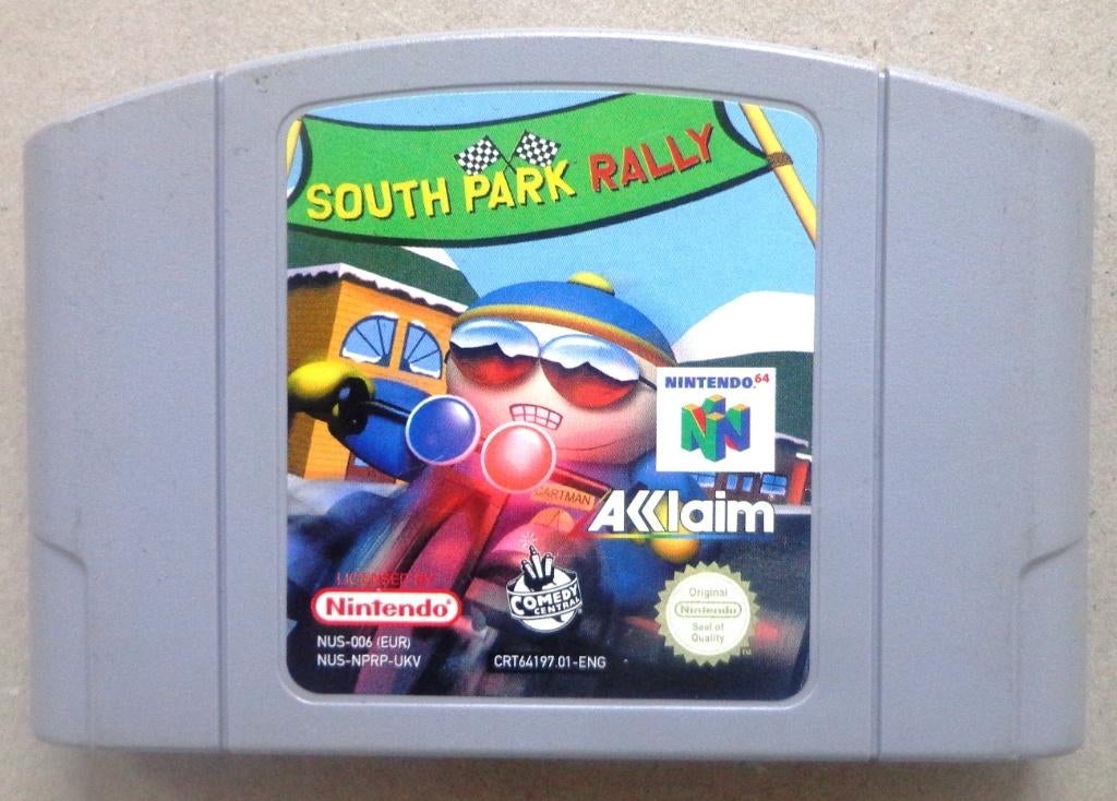 South Park Rally voor de Nintendo 64, Spelcomputers en Games, Games | Nintendo 64, Gebruikt, 1 speler, Racen en Vliegen, Ophalen of Verzenden