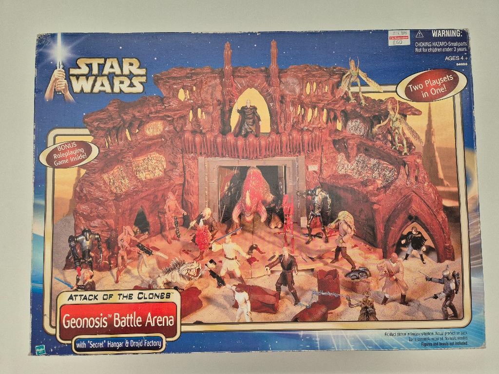 Star Wars Saga 02 Geonosis Battle Arena with Secret Hanger, Ophalen of Verzenden, Nieuw, Actiefiguurtje