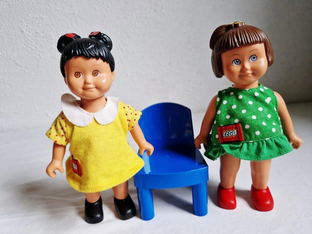 Duplo dolls Sarah en Lisa, Ophalen of Verzenden, Gebruikt, Duplo