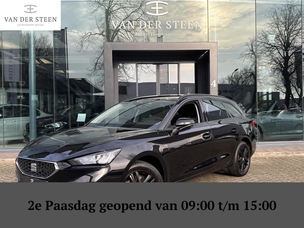 SEAT Leon Sportstourer 1.5 eTSI Style Business Intense Elekt, Euro 6, 4 cilinders, Leon, Zwart