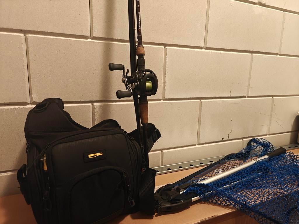 Compleet Roofvis Set Daiwa Tatula 100HSL & Savage Gear ZGAN!, Watersport en Boten, Verzenden, Zo goed als nieuw, Complete set