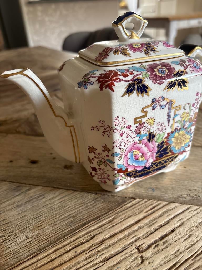 Mason's Ironstone theepot - Fortnum & Mason - Onbeschadigd, Ophalen of Verzenden