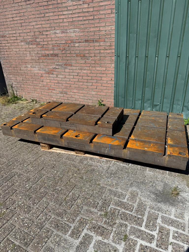 Spantafel platen - Set van 2 gourtburn, Doe-het-zelf en Verbouw, Werkbanken, O, O, Ophalen of Verzenden, 120 tot 170 cm