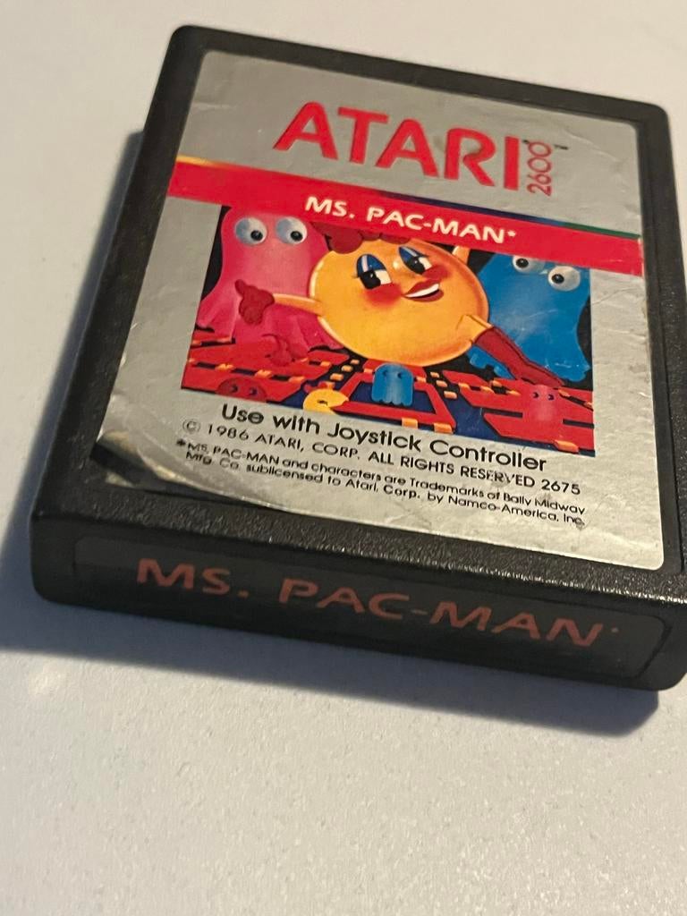 Ms Pac-Man, Spelcomputers en Games, Ophalen, Gebruikt, Atari 2600