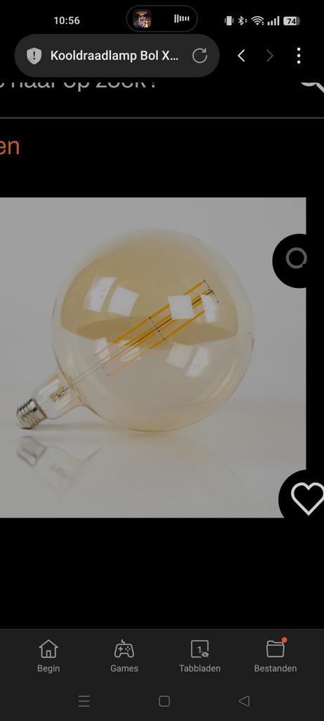 6x nieuwe dimbare kooldraadlamp 20cm amberkleurig, Ophalen, Led-lamp, Minder dan 30 watt, Nieuw