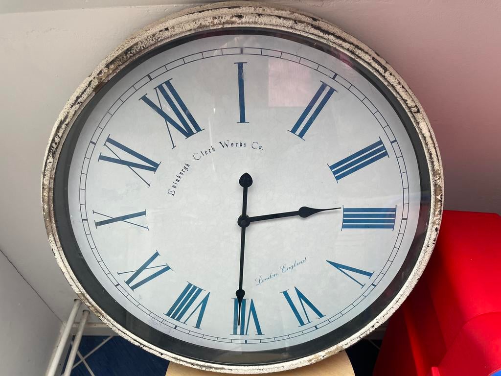 Grote klok, Ophalen, Zo goed als nieuw, Wandklok