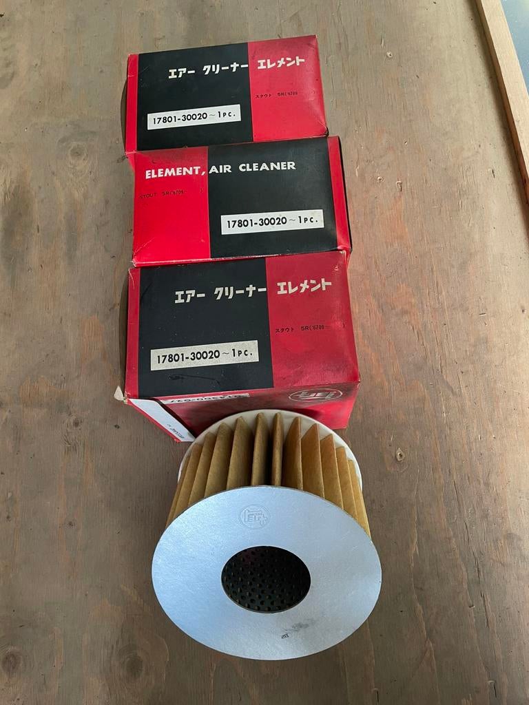 Toyota crown 5r rs50 rs56luchtilters 17801-30020, Ophalen of Verzenden, Nieuw, Toyota