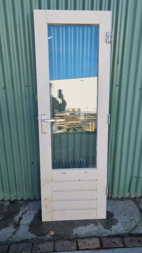 Balkondeur achterdeur schuurdeur deur 200,5x67,5 ( 149 )