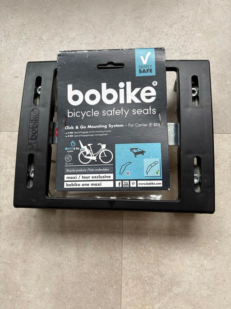 Bobike Click & Go Montage Systeem voor Fietszitje, Ophalen of Verzenden, Nieuw, Achterzitje