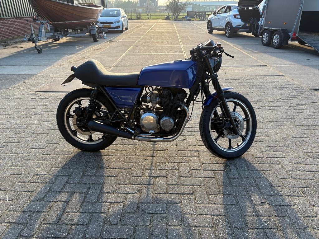Kawasaki Z550 caferacer uit 1982, Motoren, Motoren | Oldtimers, Naked bike