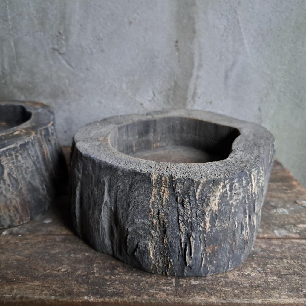 1x Sober landelijk houten boomstam bak bakje schaal *Etage3*, ., Nieuw, Ophalen of Verzenden, .