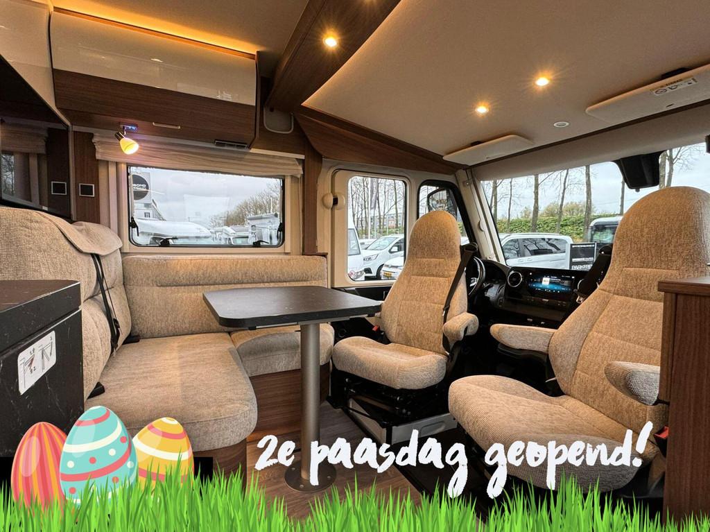 Hymer B580 MC Automaat Enkele Bedden Hefbed XXL Garage Silve, Airbags, 7 tot 8 meter, Bedrijf, Diesel