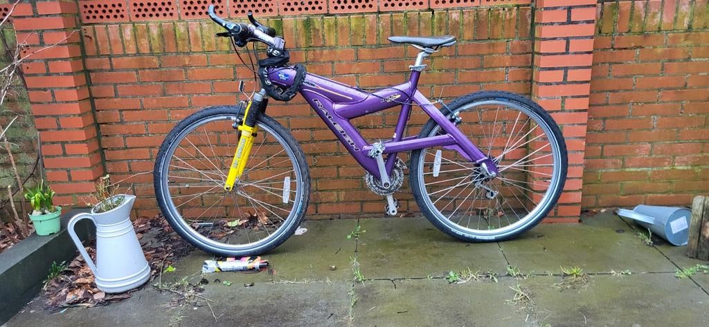 Retro purple Raleigh Max Lite HT1S mountainbike, Gebruikt, 57 cm of meer, Hardtail, Dames