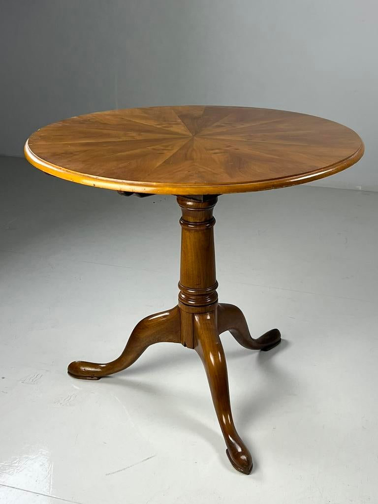 Tilt top tafel ingelegd engels antiek, Antiek en Kunst, Ophalen