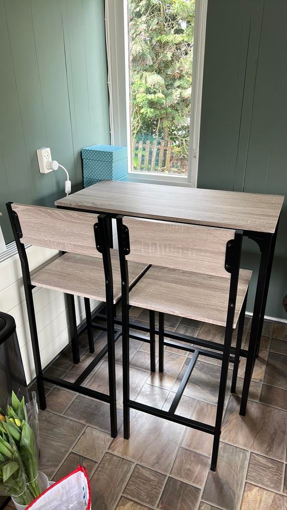 Barretje met twee krukken NIEUW, Ophalen, Met voetsteun, Nieuw, 90 cm of meer