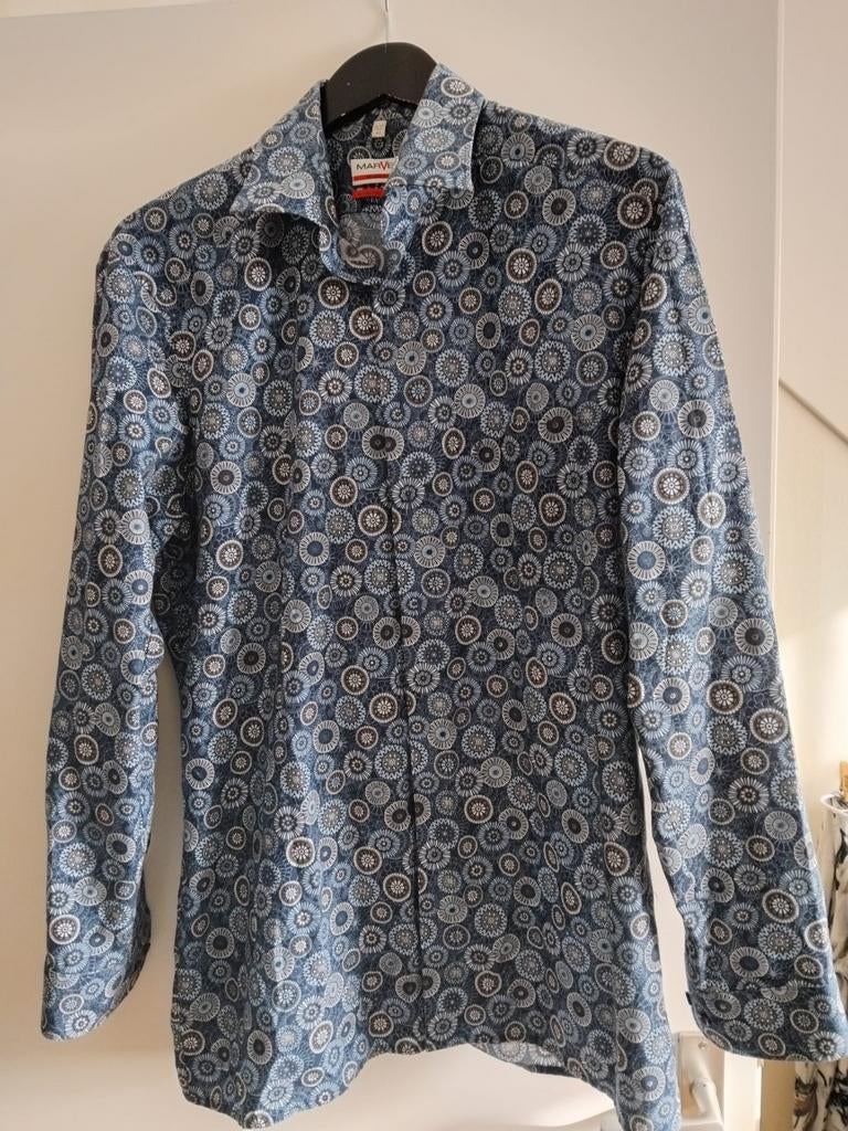 Marvelis Modern Fit overhemd - Zo goed als nieuw, Kleding | Heren, Overhemden, Marvelis, Blauw, Ophalen of Verzenden, Zo goed als nieuw