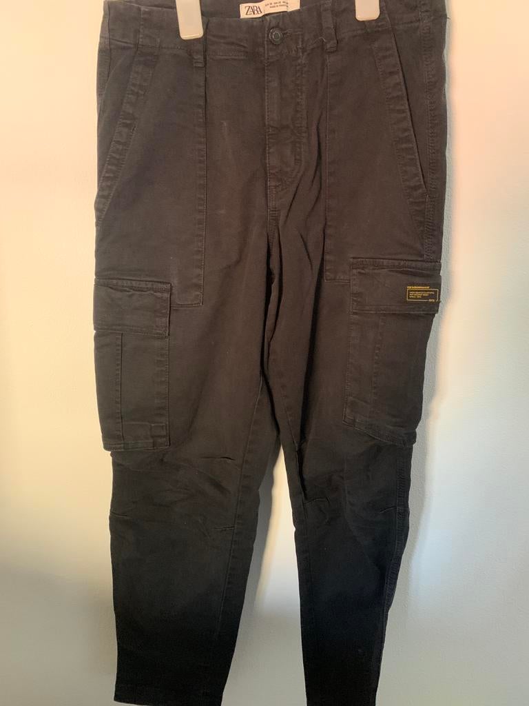 Broek Denim  Zara Maat 38, Ophalen of Verzenden, Zwart, Overige jeansmaten