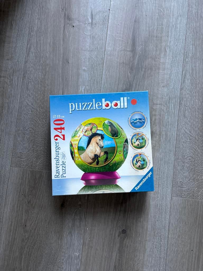 Ravensburger Puzzleball - Paarden, Een of twee spelers, Ophalen of Verzenden, Zo goed als nieuw, Ravensburger