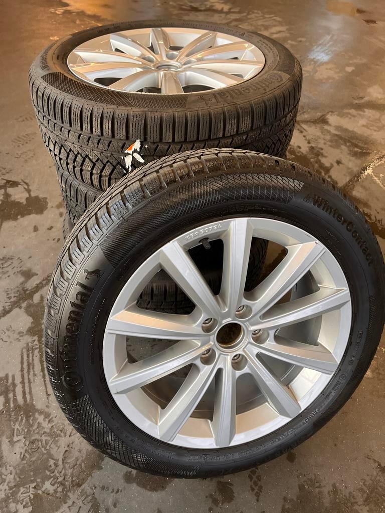Winterset VW T-roc Passat 5x112 215/45 R17 3PMSF, Ophalen, Banden en Velgen, 17 inch, Winterbanden