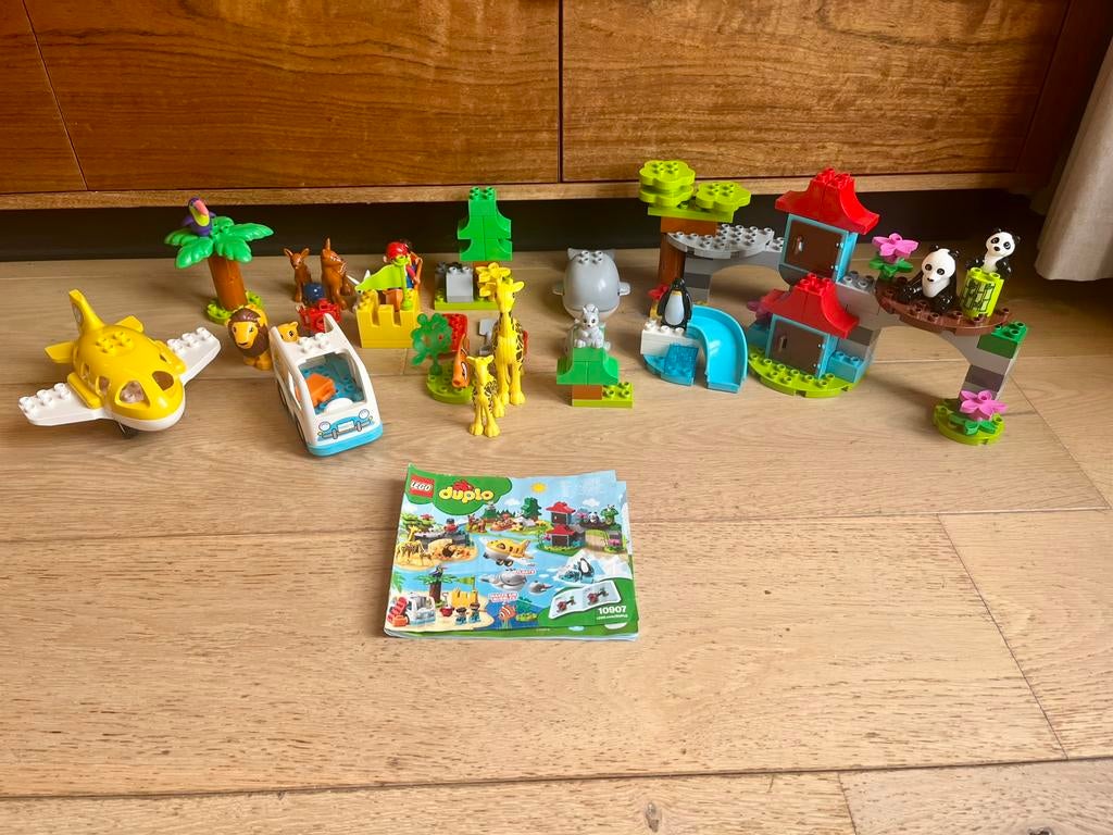 3x Duplo sets compleet 10863, 10907, 10812, Ophalen of Verzenden, Zo goed als nieuw, Duplo