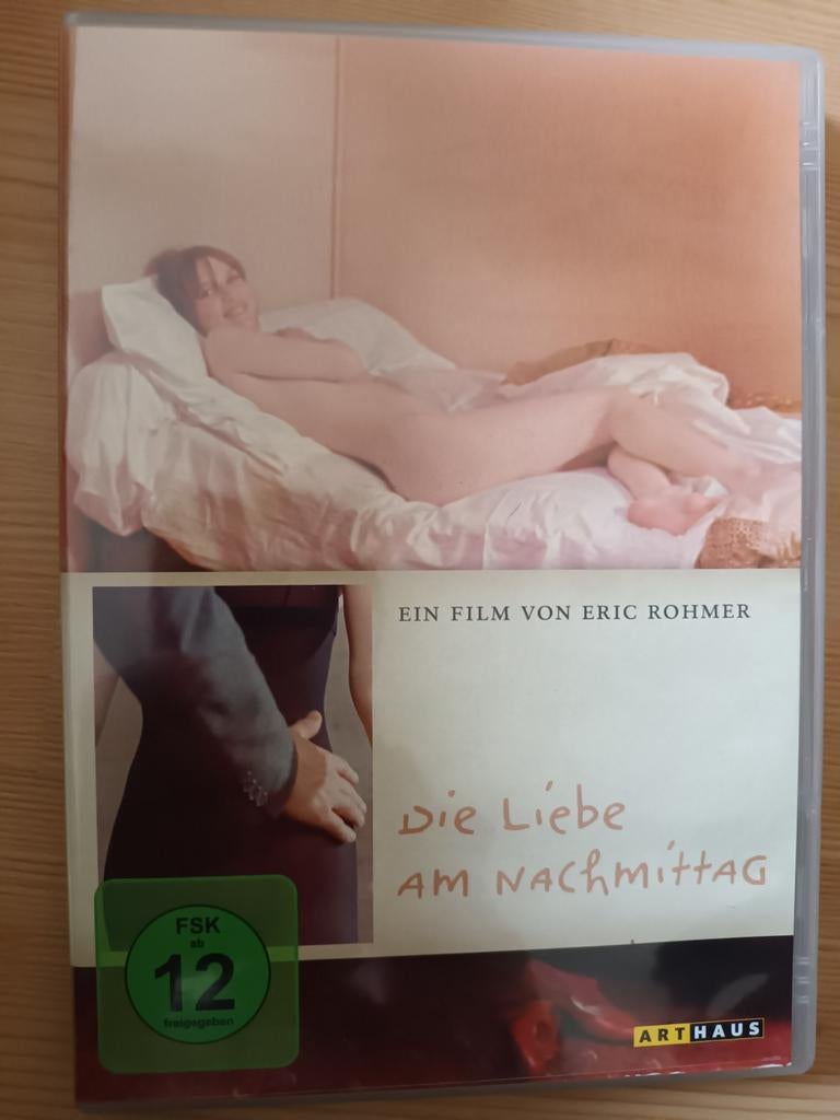 L'Amour l'après-midi - Eric Rohmer Duits ondertiteld, Cd's en Dvd's, Dvd's | Filmhuis, Vanaf 12 jaar, Ophalen of Verzenden, Zo goed als nieuw