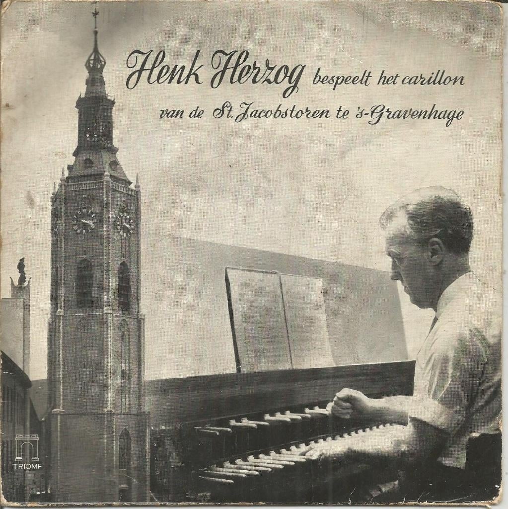 Henk Herzog – Het Carillon St. Jacobstoren Te 's-Gravenhage, Gebruikt, Overige formaten, Overige typen, Ophalen of Verzenden