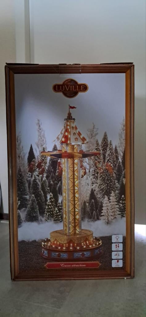Luville Zweefmolen met Licht en Muziek, Diversen, Kerst, Zo goed als nieuw, Ophalen of Verzenden