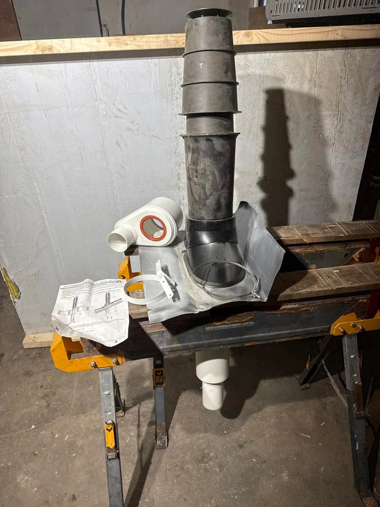 Dakdoorvoer met loodslabPan, Doe-het-zelf en Verbouw, Ophalen of Verzenden, Nieuw, Ventilator en Afzuiger