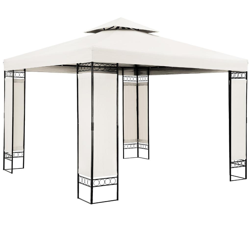 Paviljoen 3x3, partytent prieel crème GRATIS BEZORGD!, Verzenden, Minder dan 4 meter, Nieuw, Paviljoen