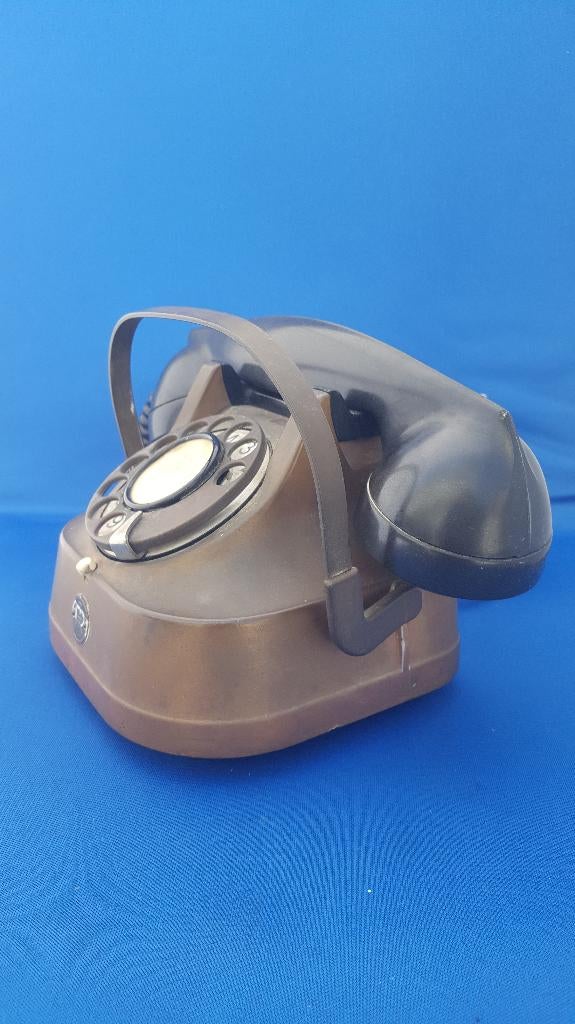 Antieke verkoperde koperen telefoon RTT-56A, vintage. 8A3, Ophalen of Verzenden