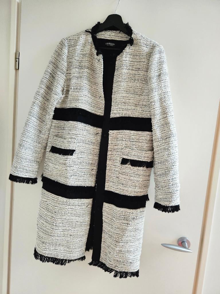 Een mooie TWINSET (tussen)jas maat 36, Twinset, Beige, Ophalen of Verzenden, Zo goed als nieuw