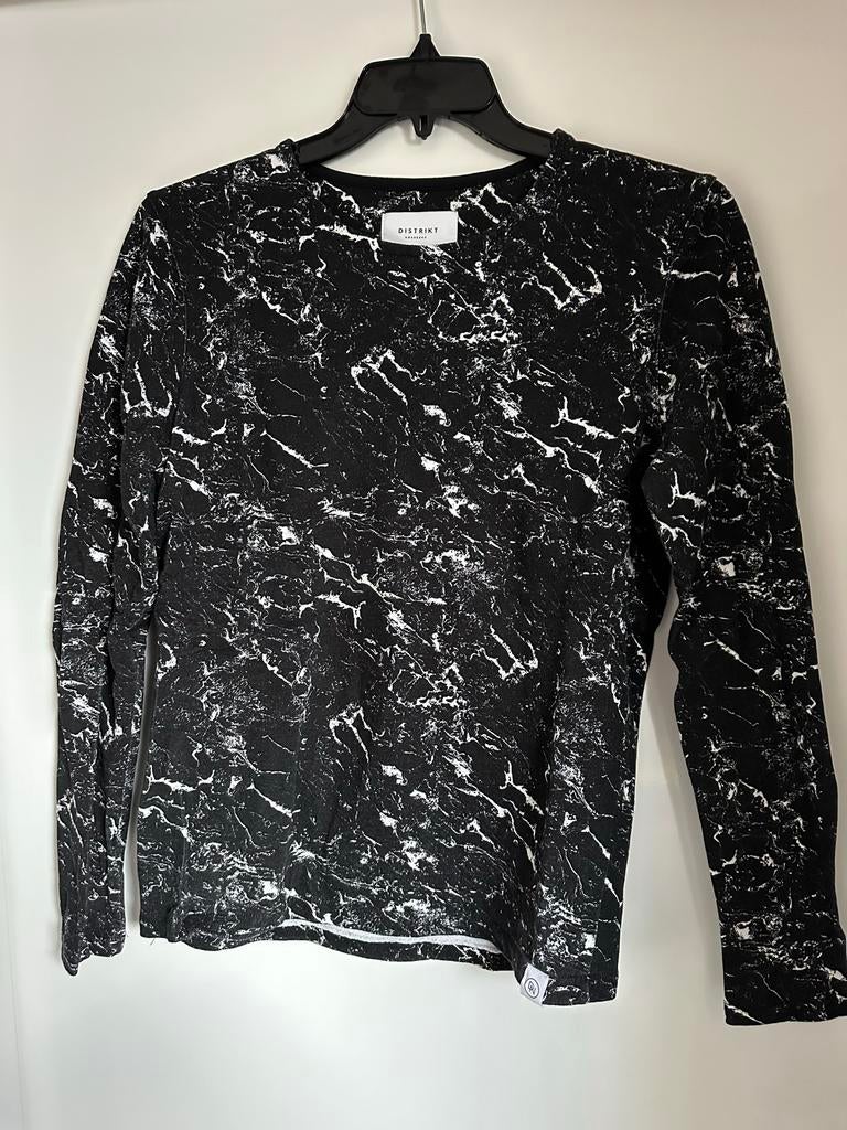 Distrikt Nørrebro Shirt Maat S, Ophalen of Verzenden, Zo goed als nieuw, Maat 46 (S) of kleiner, Zwart