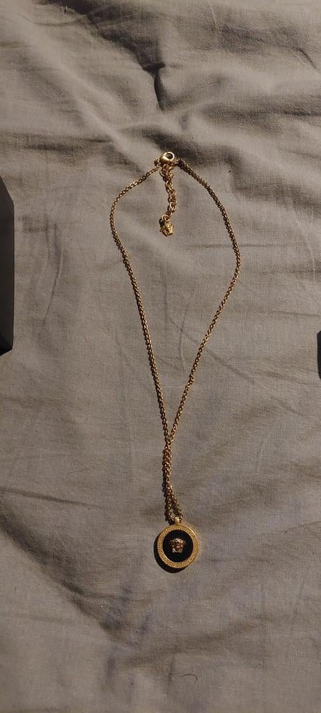 Originele Versace Ketting, Ophalen, Met hanger, Zo goed als nieuw, Goud