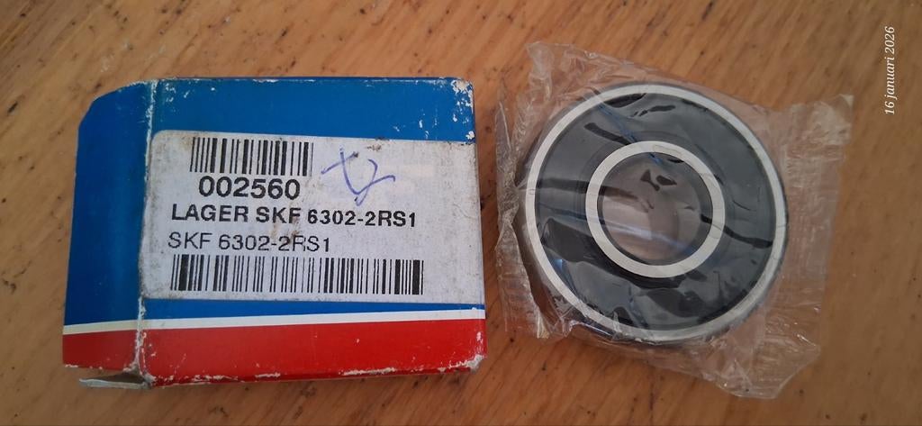 SKF 6302-2RS1 lager, Ophalen, Nieuw