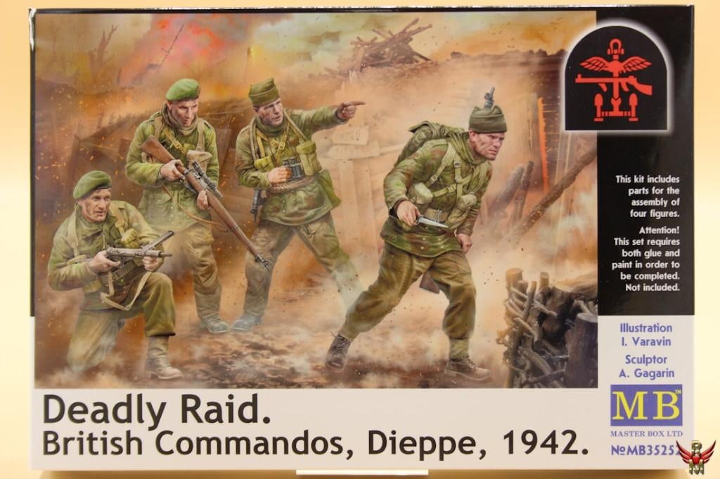 ROWASP | Master Box 1/35 Deadly Raid British Commando Dieppe, Master Box, Nieuw, Ophalen of Verzenden, Postbus 3029, 6802 DE  ARNHEM