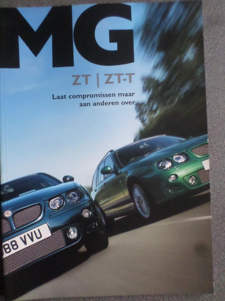 MG ZT ZT-T 2003 Brochure, Ophalen of Verzenden, Zo goed als nieuw, Overige merken