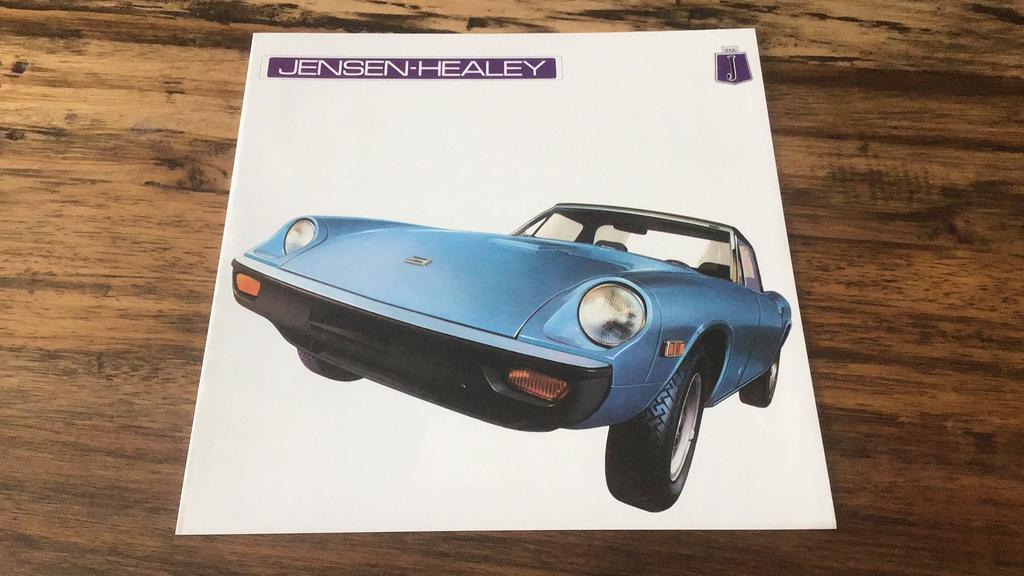 Jensen Healey brochure, Ophalen of Verzenden