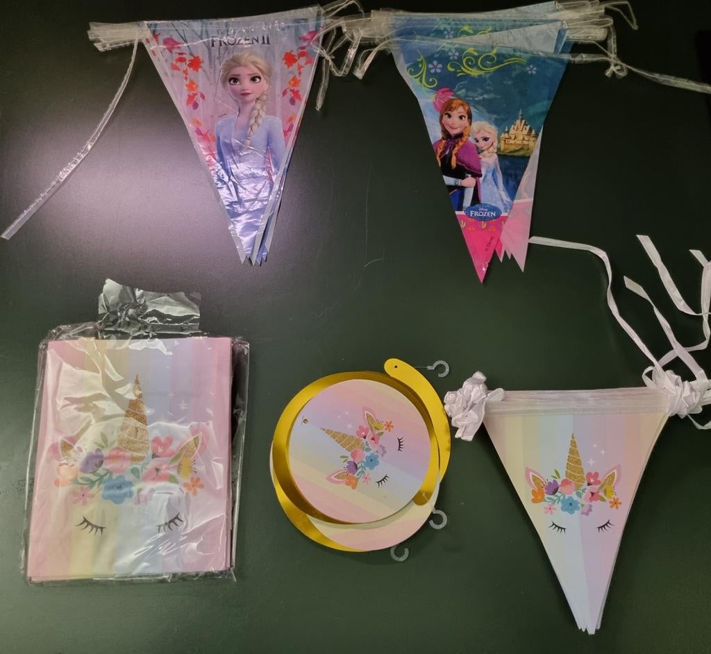 Leuke versiering voor kinderfeestjes!, Hobby en Vrije tijd, Feestartikelen, Ophalen of Verzenden, Zo goed als nieuw, Versiering