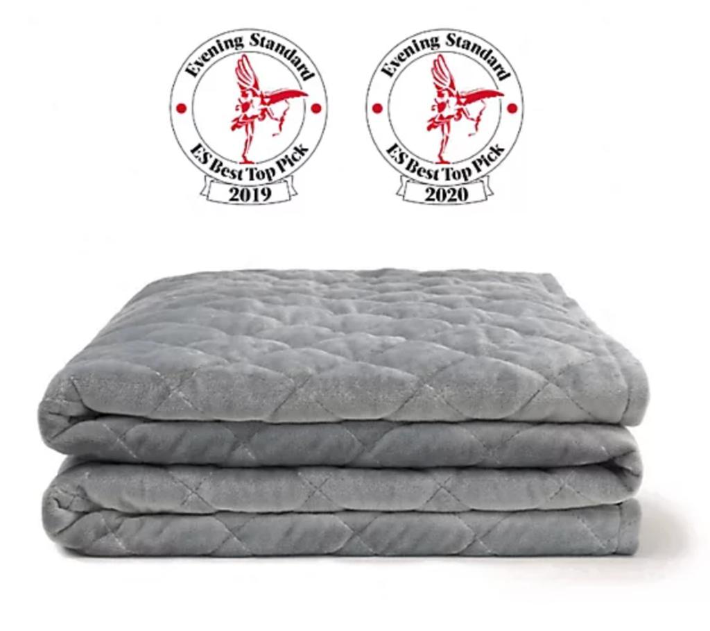 Mela Comfort Weighted Blanket / Gewogen Deken, Ophalen, Tweepersoons, Grijs, Deken of Dekbed