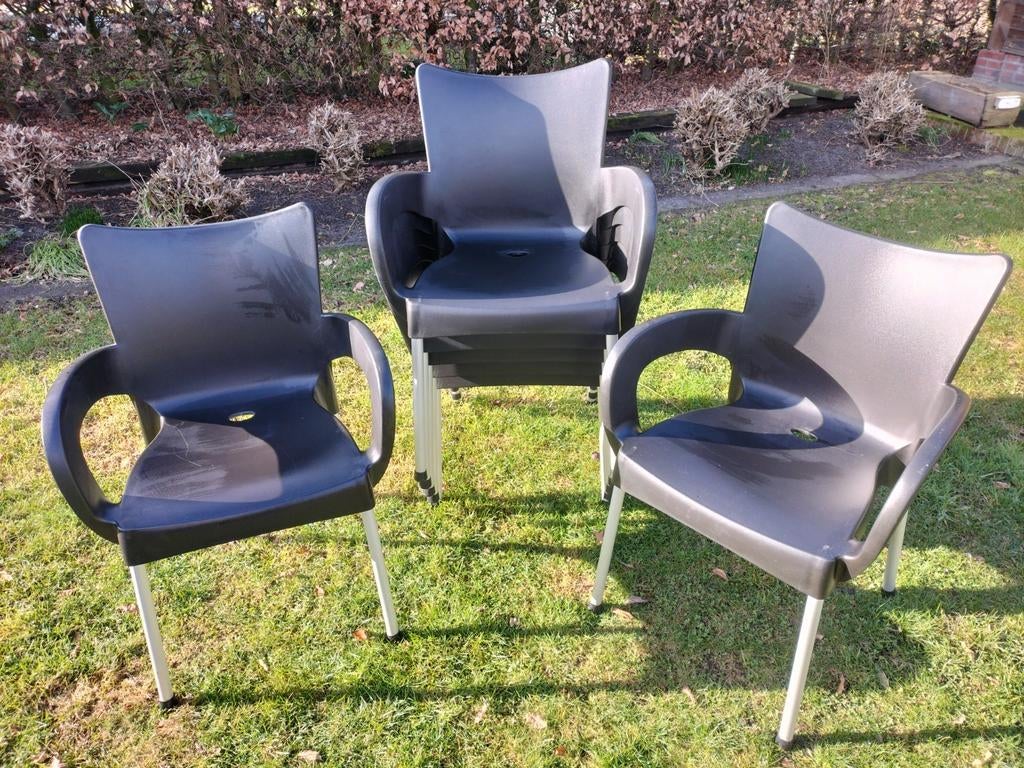 Stapelstoelen Siesta Romeo 3 stuks, Ophalen, Kunststof, Gebruikt, Drie