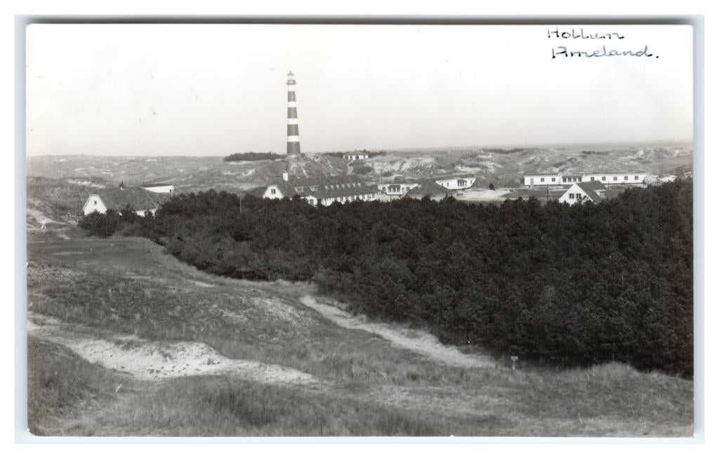 Hollum, Ameland, Verzenden, 1940 tot 1960, Gelopen, Waddeneilanden