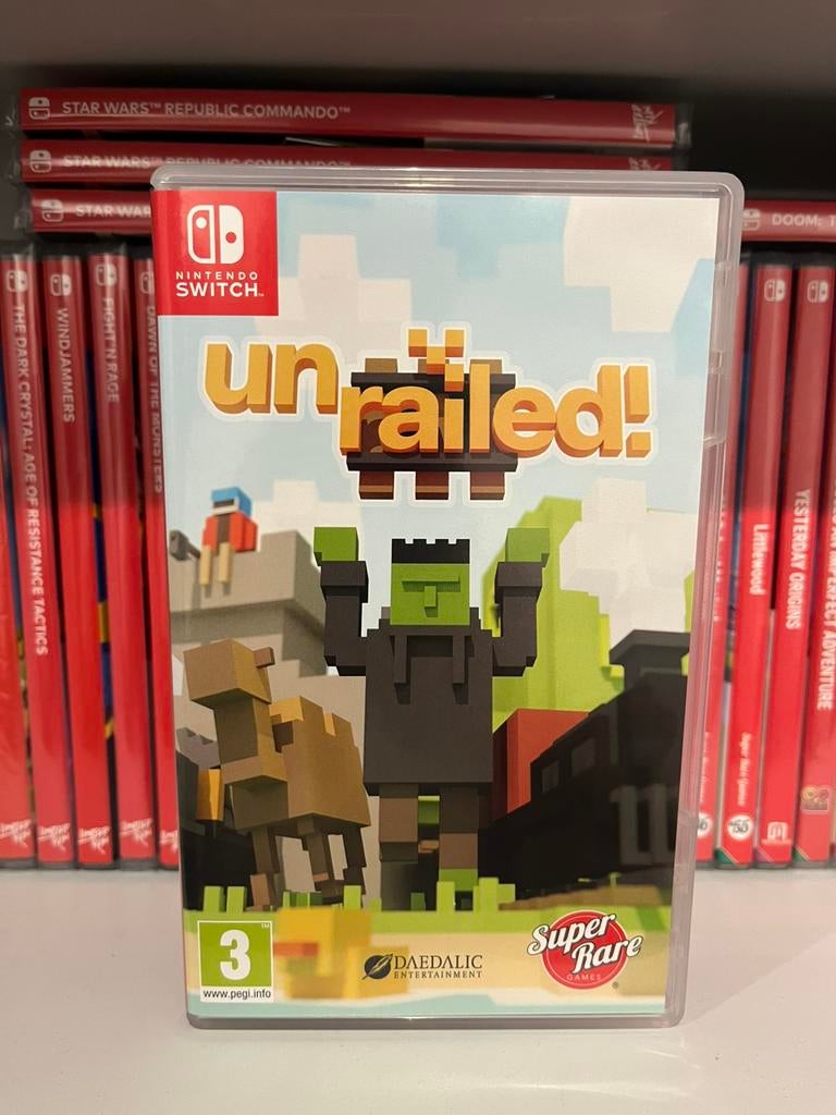 Unrailed (Nintendo Switch) - Super Rare, 1 speler, Racen en Vliegen, Ophalen of Verzenden, Zo goed als nieuw
