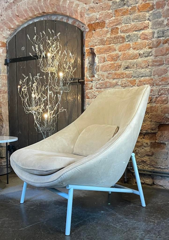 Pode by Leolux Tresto fauteuil nieuw, Ophalen, Nieuw, 75 tot 100 cm, Leer