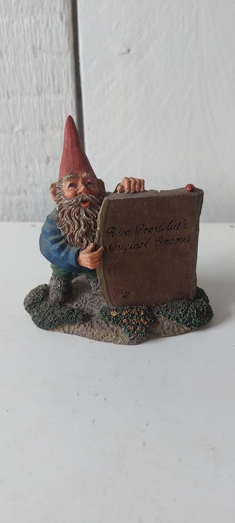 David de kabouter beeldje Rien Poortvliet gnome verzamelen, Ophalen of Verzenden