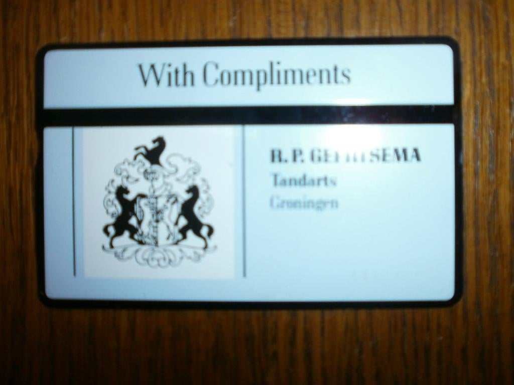 Telefoonkaart Tandarts Geertsema Oplage 1.000 (1991) RCZ 072, Verzenden