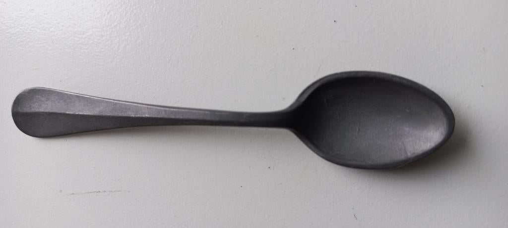 Tinnen lepeltje van etain pur 95%, Ophalen of Verzenden