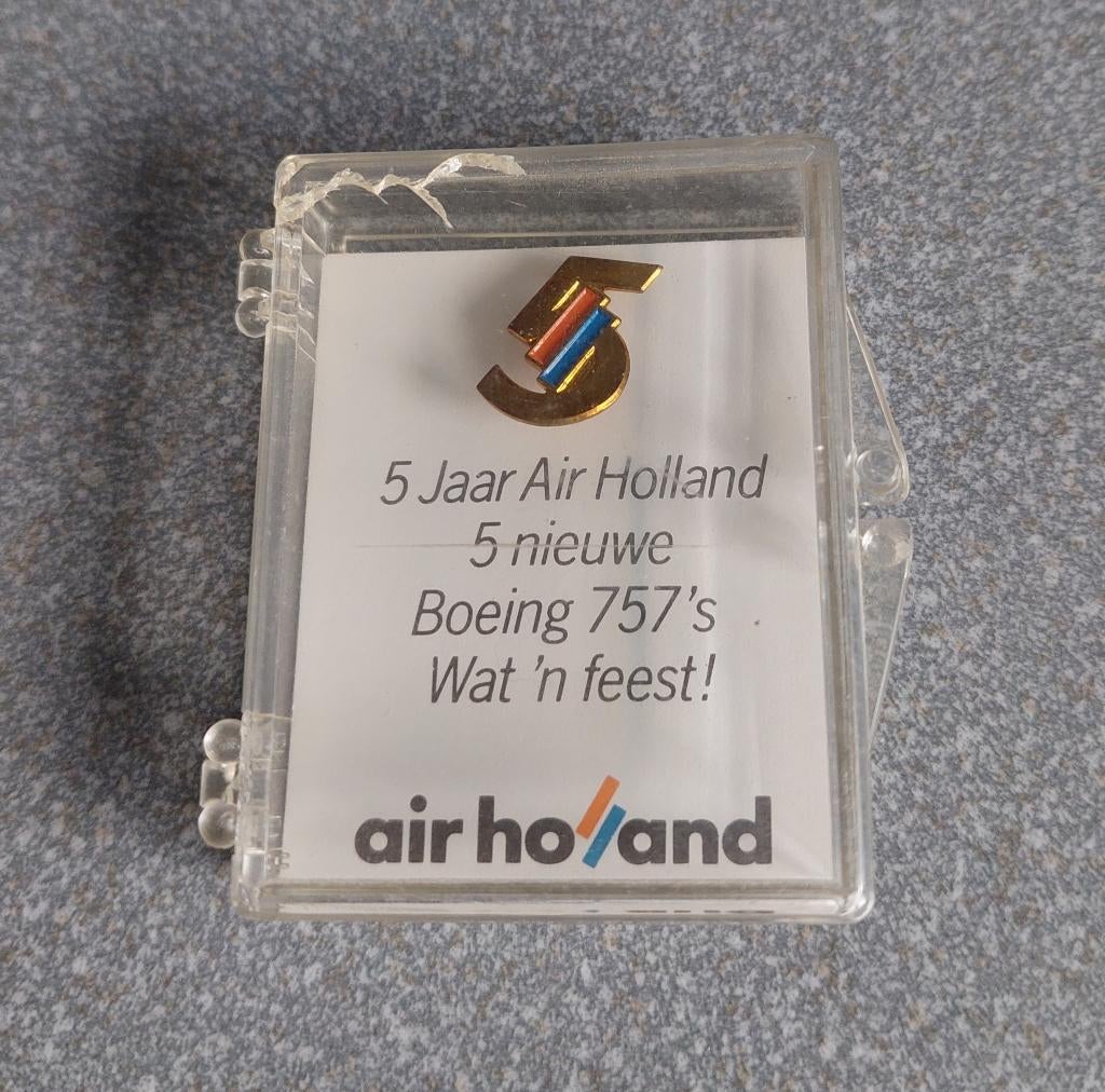 Unieke speld Air Holland, Verzamelen, Speldjes, Pins en Buttons, Nieuw, Speldje of Pin, Transport, Ophalen of Verzenden