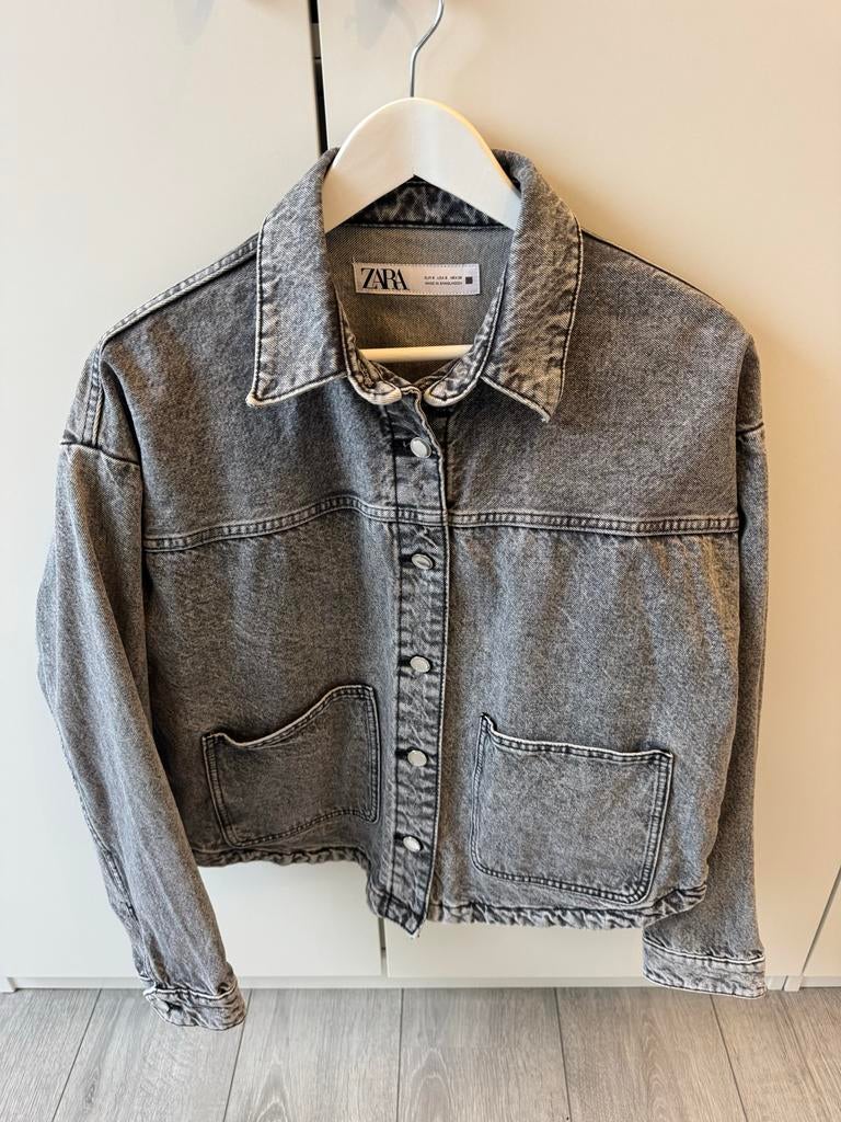 Zara spijkerjasje - Maat S, Ophalen of Verzenden, Zo goed als nieuw, Jasje, Maat 36 (S)
